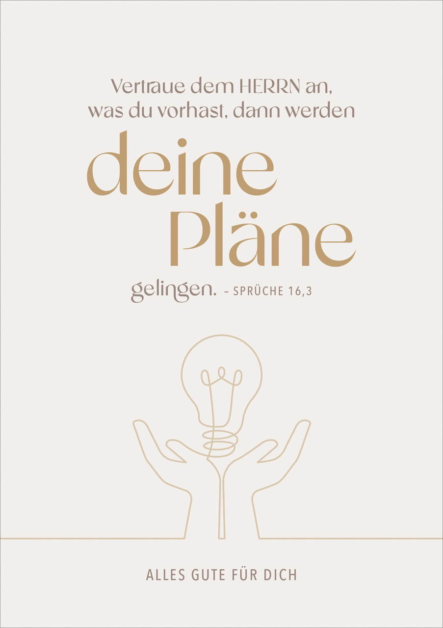 Faltkarte Einsegnung