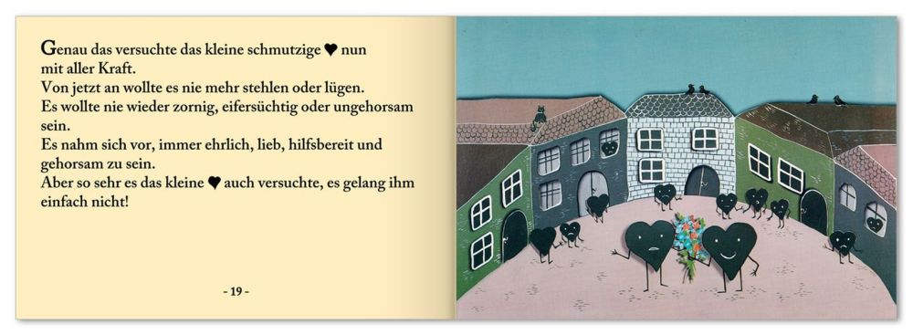 Das kleine Herz -  Autor: Susanne Margreiter-McQuie 1. Auflage (26,5 x 18,3 x 0,3 cm)