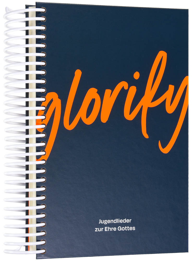 Glorify – Großdruck-Ausgabe Klavier (Ringbuch) Jugendlieder zur Ehre Gottes -  - Kunststoffeinband 1. Auflage (12,5 x 19, x 2,5 cm)