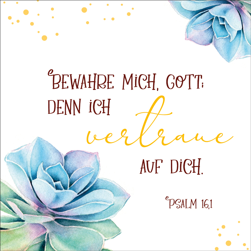 Miniaufstellbuch Deine Güte über uns