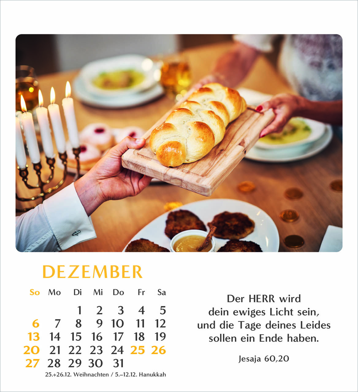 Geliebtes Israel Tischkalender 2026