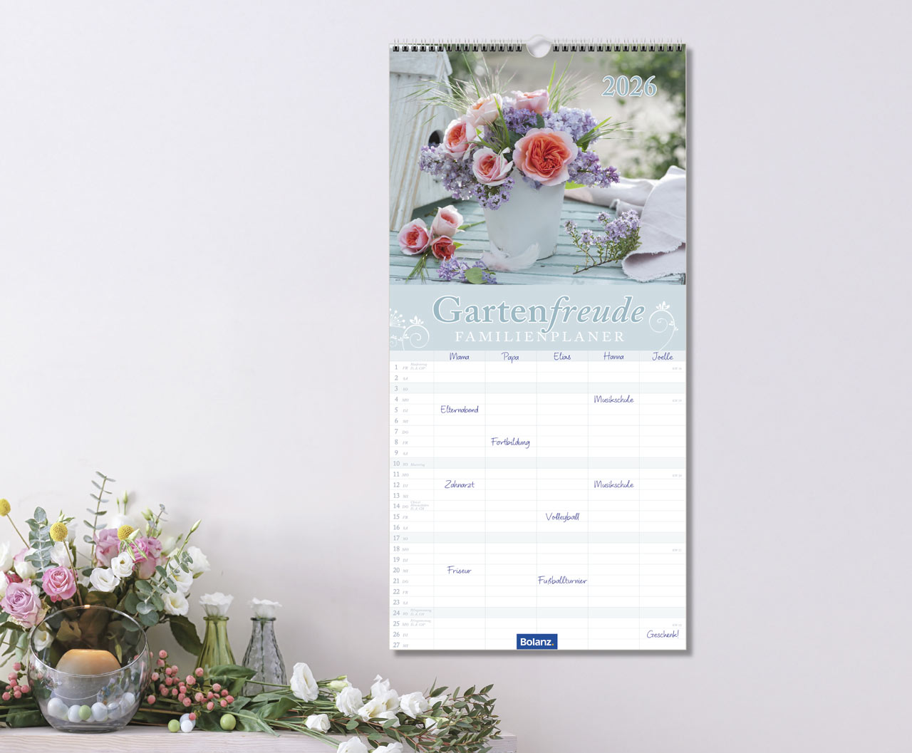 Gartenfreude - Familienplaner 2026