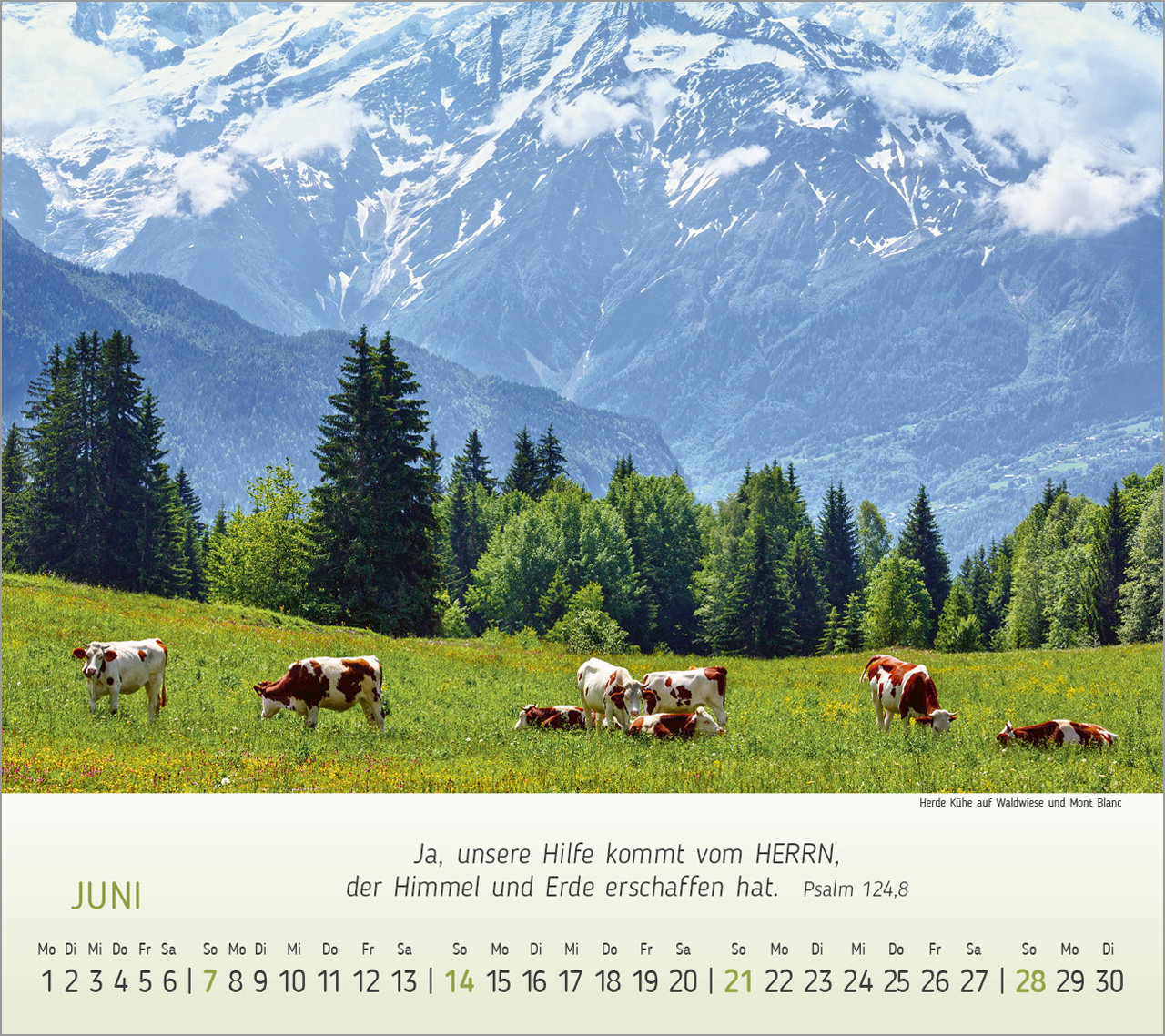 Wunderbare Bergwelt Tischkalender 2026
